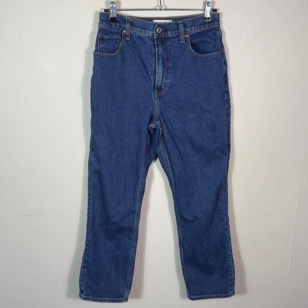 Abercrombie & Fitch Blue Cropped Jeans